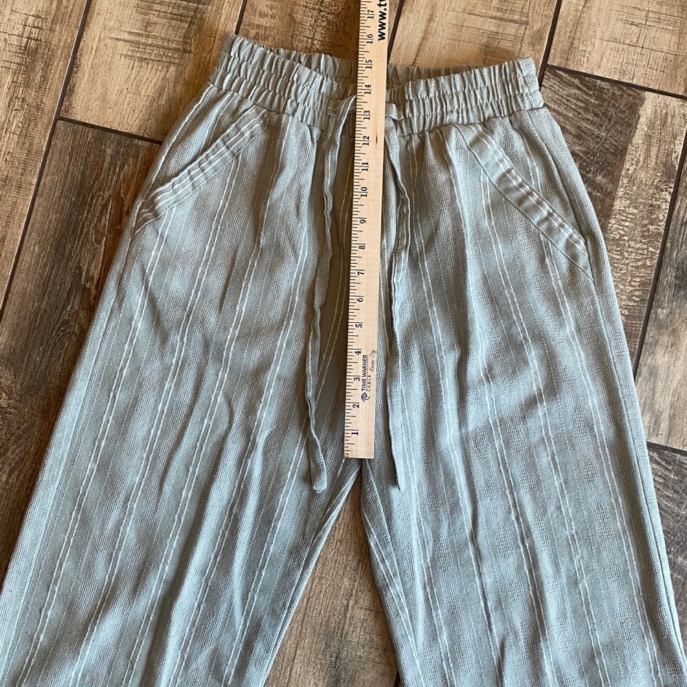 Sienna Sky light blue Striped Joggers - Picture 9 of 11